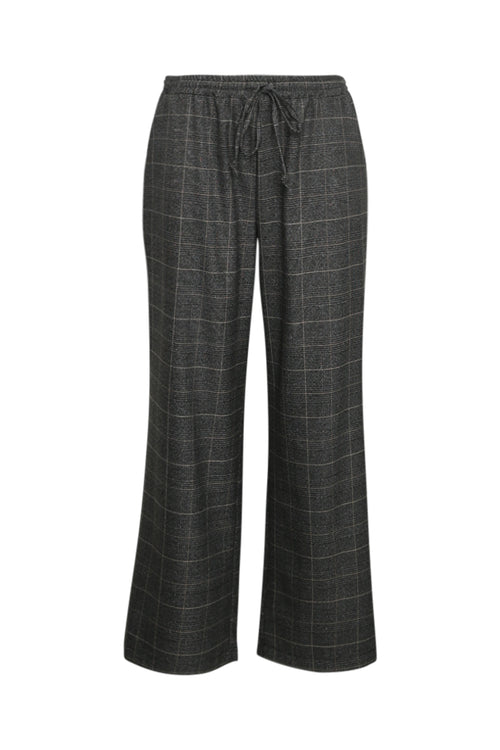 Pantalon imprimé carreaux-Paprika-2