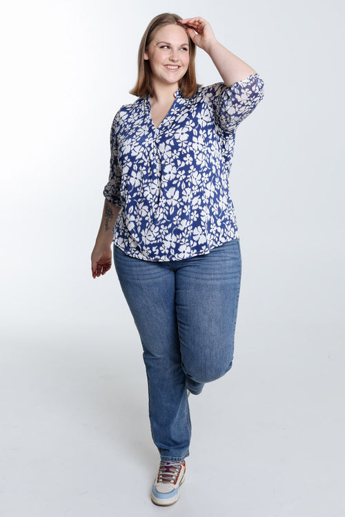 T-shirt imprimé floral-Paprika-9