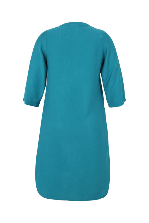 Robe tunique unie-Paprika-11