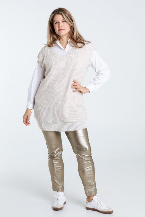 Robe tunique sans manches-Paprika-8