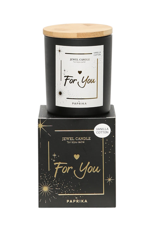 Bougie avec bijou caché-Paprika-1