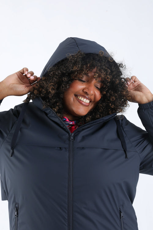 Parka mi-longue légère unie-Paprika-5