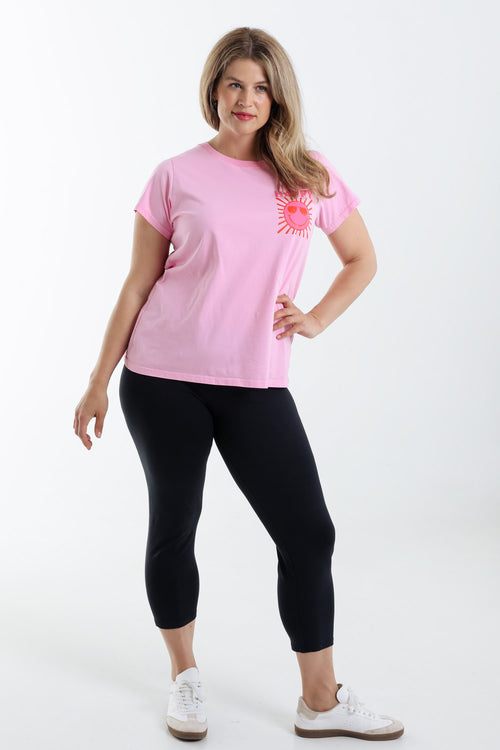 Legging 3/4 en coton bio-Paprika-6