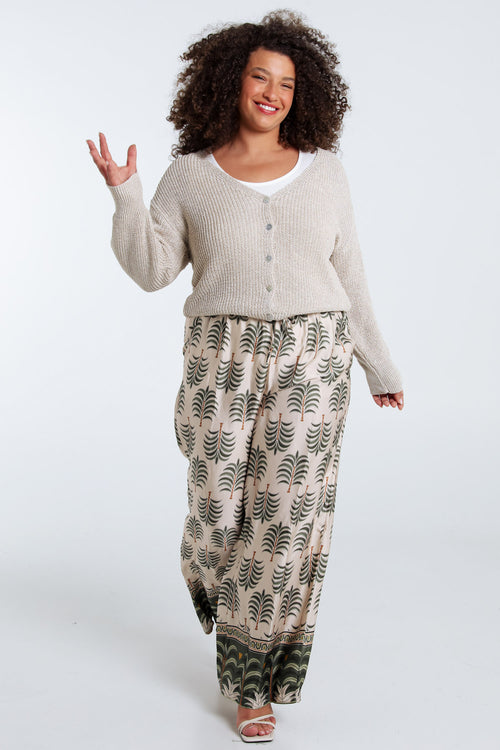 Cardigan boutonné uni-Paprika-7