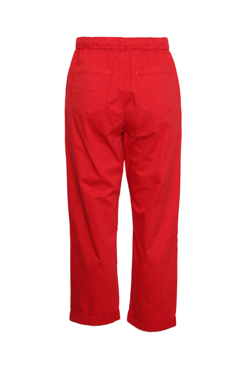 Chino en coton uni 7/8-Paprika-11