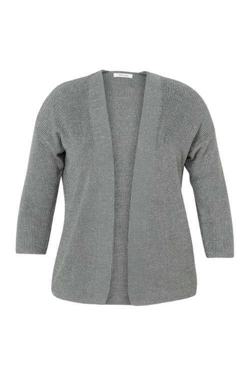 Cardigan en viscose avec lurex-Paprika-10