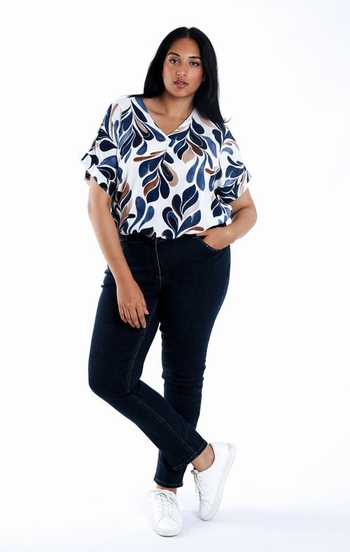 Jeans slim Louise L30-Paprika-7