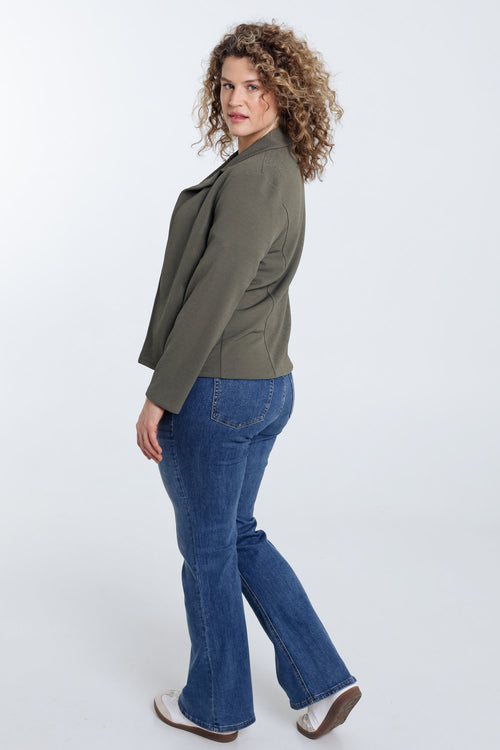 Veste biker unie-Paprika-2