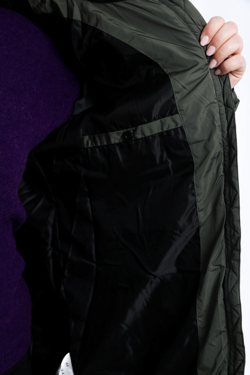 Doudoune longue unie-Paprika-7