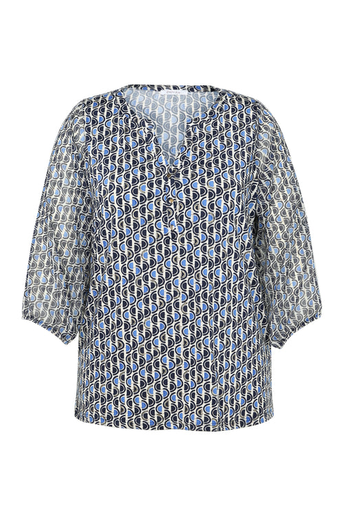 T-shirt graphique avec lurex-Paprika-10