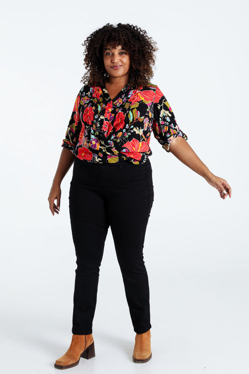 Jegging slim Lolly L32 en coton bio-Paprika-8
