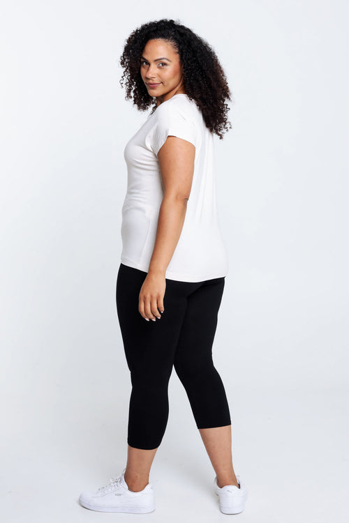 Legging 7/8 en viscose-Paprika-2