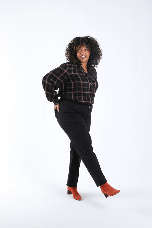 Jegging Lolly droit uni-Paprika-5