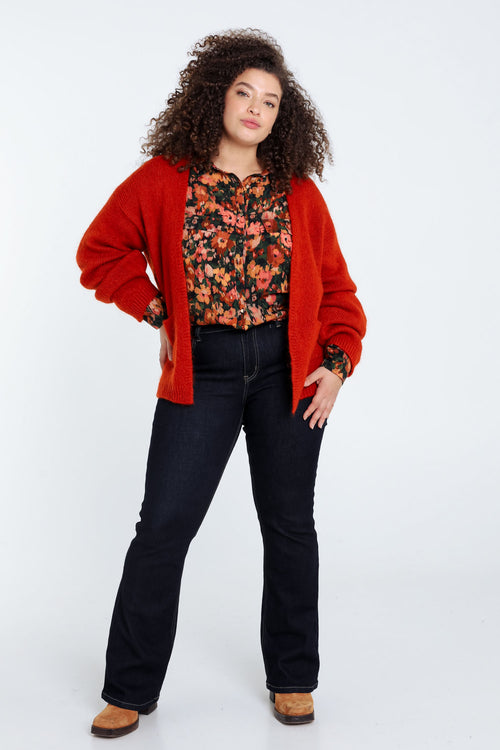 Cardigan uni-Paprika-9