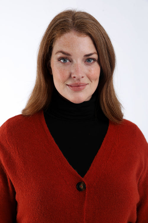 Cardigan uni-Paprika-1