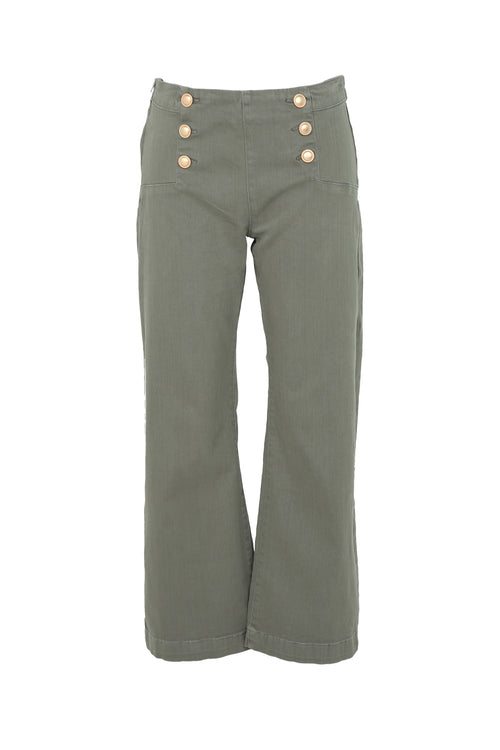 Pantalon Palazzo avec 6 boutons-Paprika-8