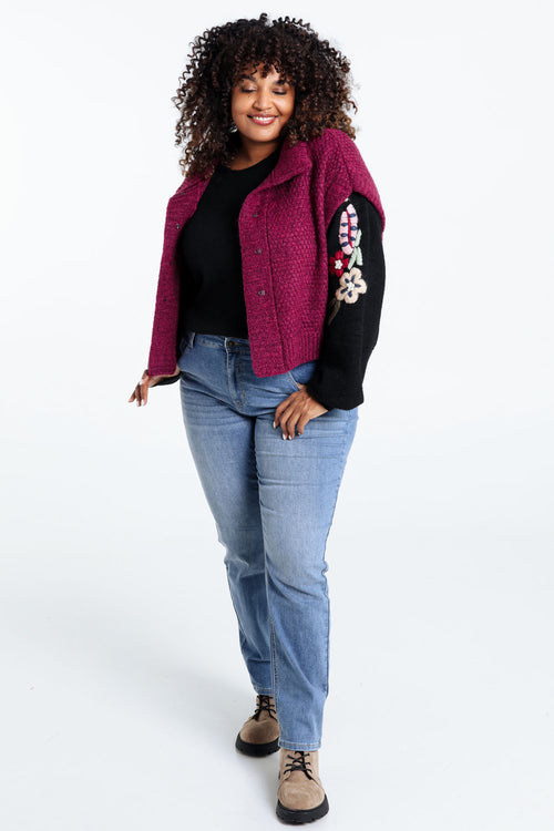 Gilet sans manches uni-Paprika-8