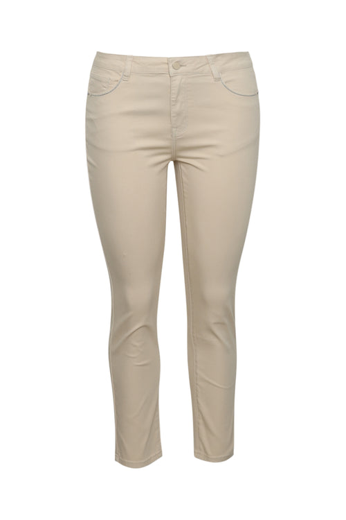 Pantalon slim Louise 7/8-Paprika-1