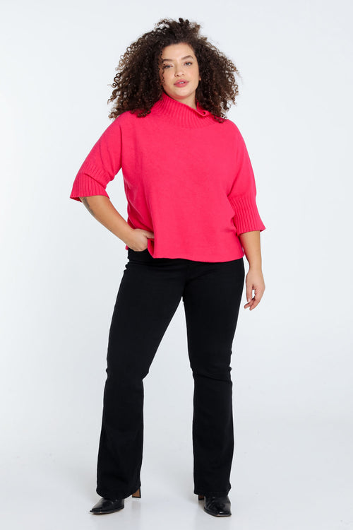 Pull uni en viscose-Paprika-9