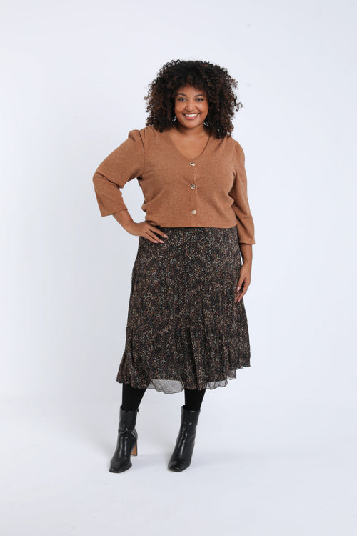 Robe 2 en 1 imprimé floral-Paprika-7