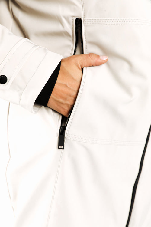 Parka unie avec capuche-Paprika-5