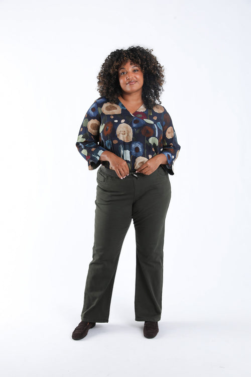 Jegging Lolly droit uni-Paprika-6