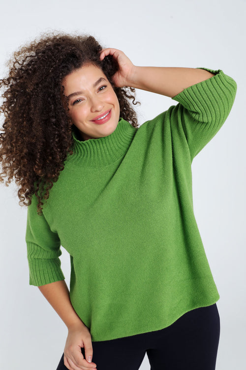 Pull uni en viscose-Paprika-5