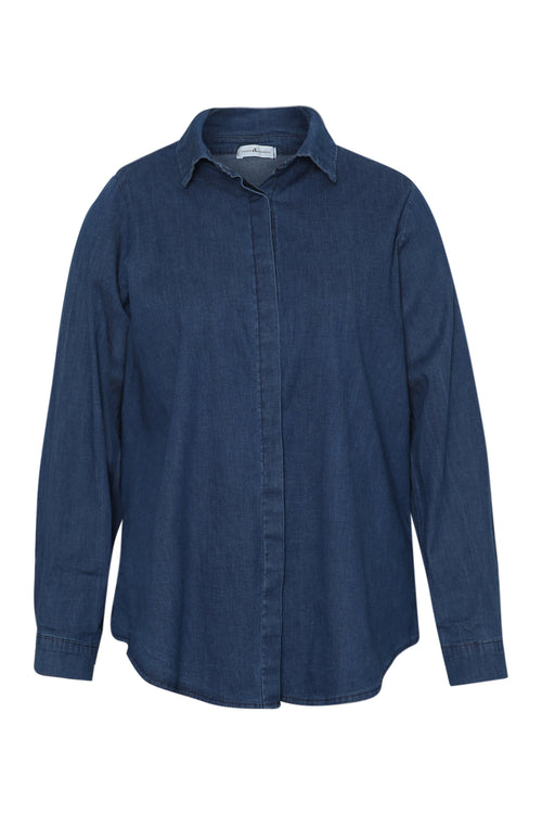 Chemisier en jeans-Paprika-7