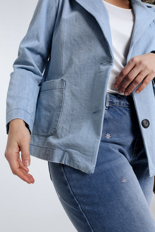 Blazer en jeans-Paprika-5