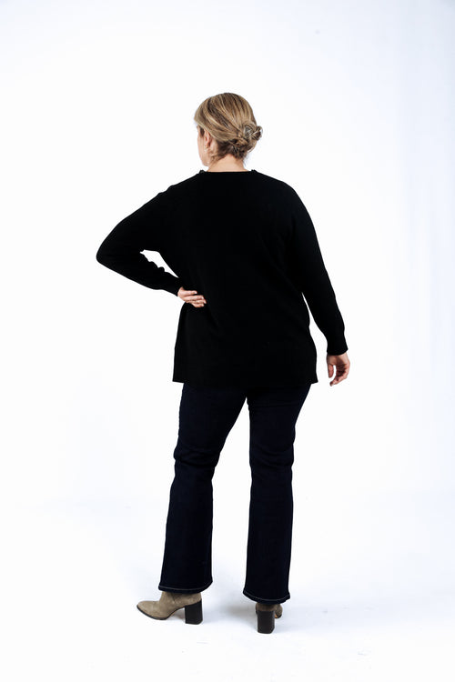 Cardigan en viscose uni-Paprika-1