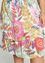 Robe à motif floral en gaze de coton