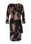 Robe-pull avec ombres florales