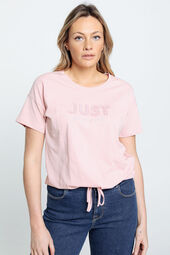T-shirt en coton Just Be Yourself