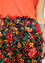 Pantalon large à motif floral